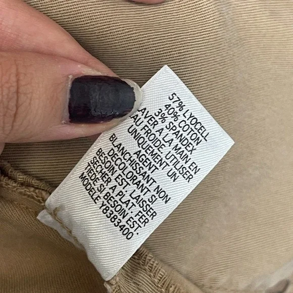 Y2K GUESS Jeans Trench Coat Women Large Khaki Cotton Outdoor Double Breasted - Picture 10 of 16